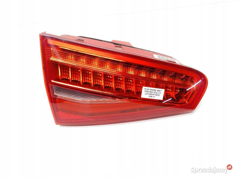 LAMPA LEWA LEWY TYŁ TYLNA W KLAPE LED AUDI A4 B8