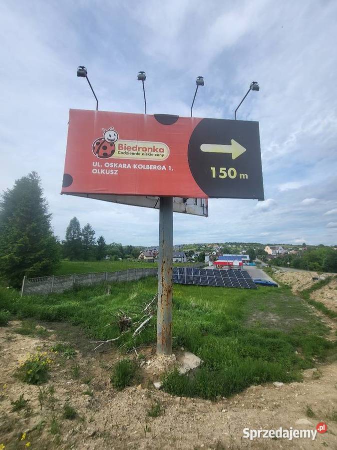 Pylon billboard reklama 2x5x10m ogromna Olkusz