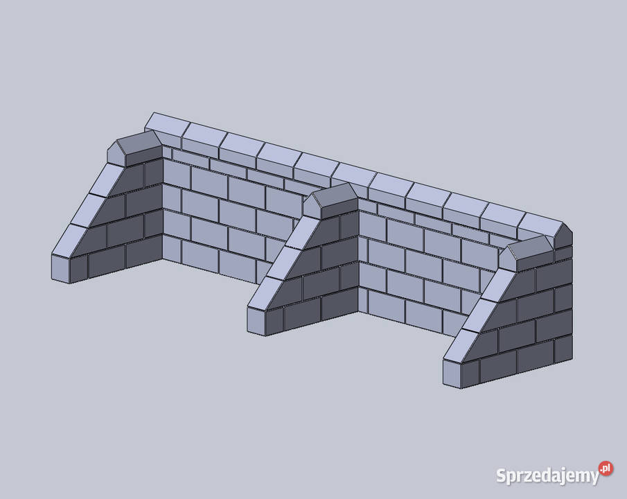 Forma do betonu typ LEGO 180x60x60 Drawski Młyn