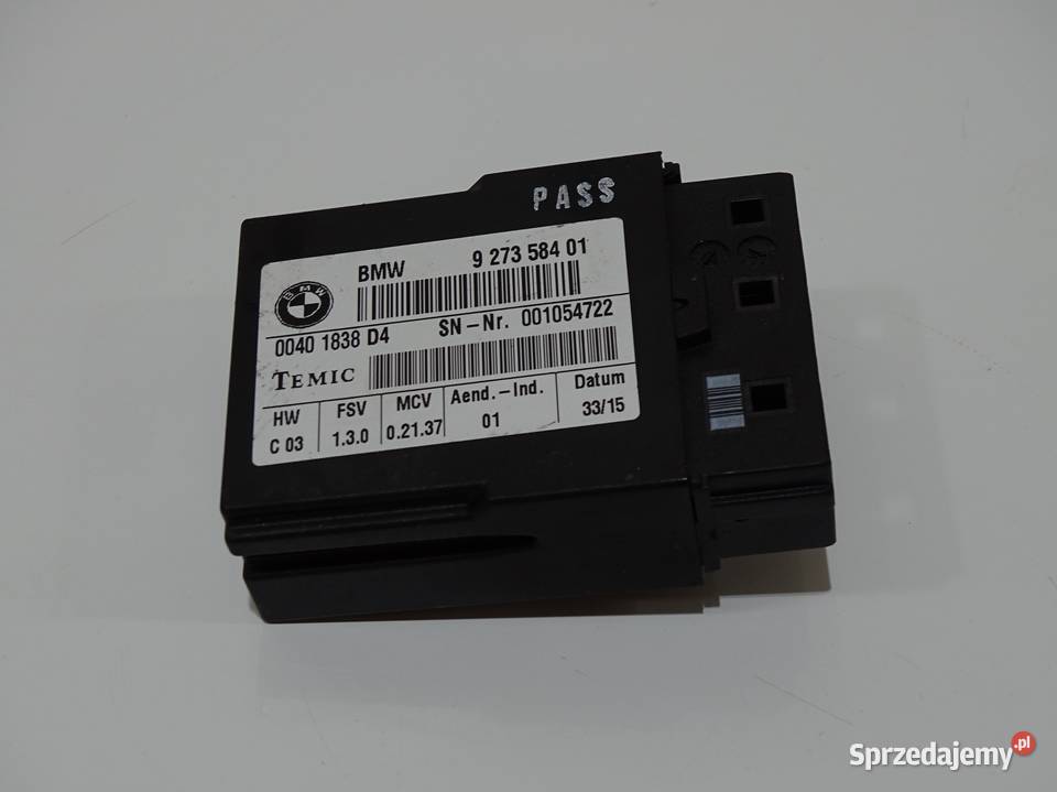 MODUŁ STEROWNIK FOTELA BMW E619273584 osobowe Strzyżewice sprzedam