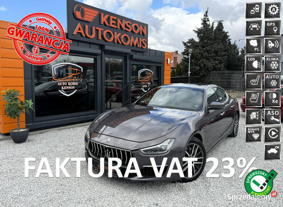 Maserati Ghibli GranLusso Europejczyk nieuszkodzony kujawsko-pomorskie Bydgoszcz