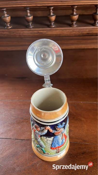 Kufel Western Germany Para tańcząca na łące O Porcelana i szkło Gdańsk