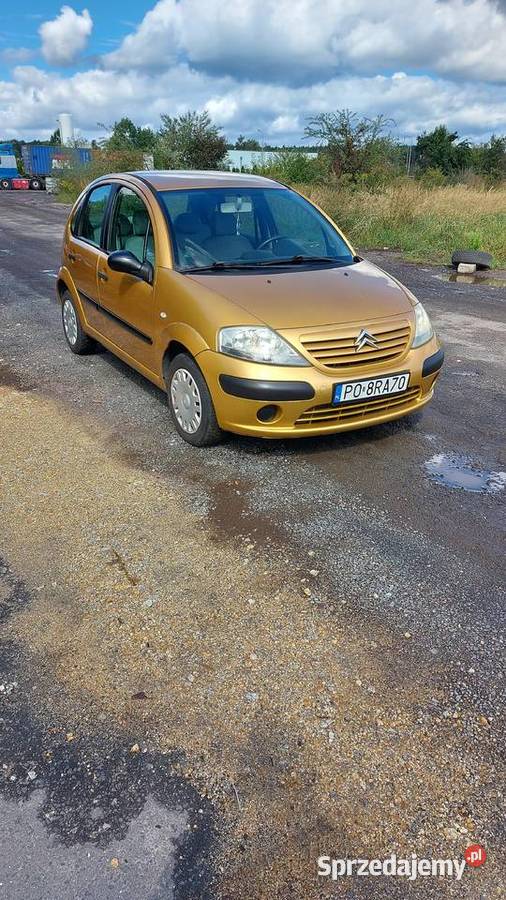 Citroen C3 2002r 12benzsprowadzony Poznań