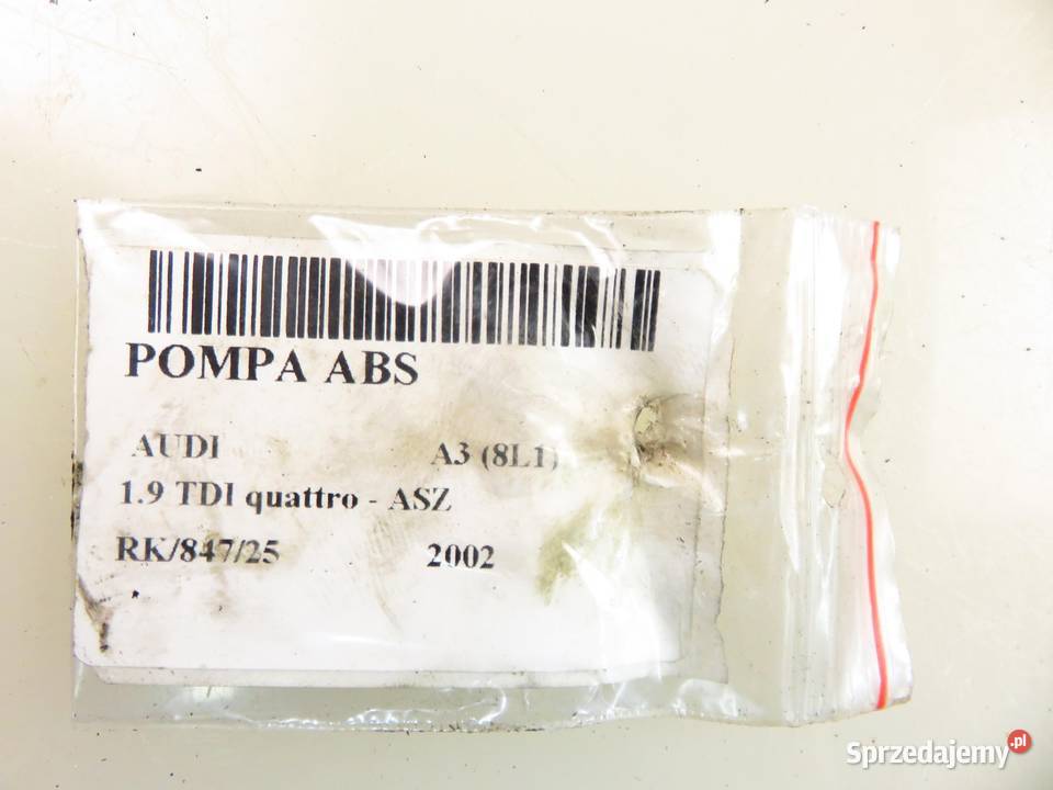 POMPA ABS AUDI A3 8L1 1C0907379N 10096003363 osobowe