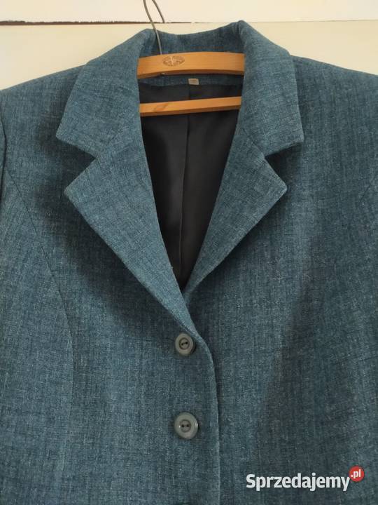 Żakiet spodnie spódnica niebieski Siedlce sprzedam