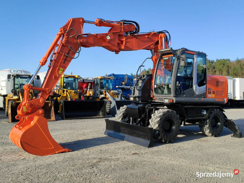 kołowa Hitachi ZX140 Koparka Kołowa Bez Luzów i Widełki