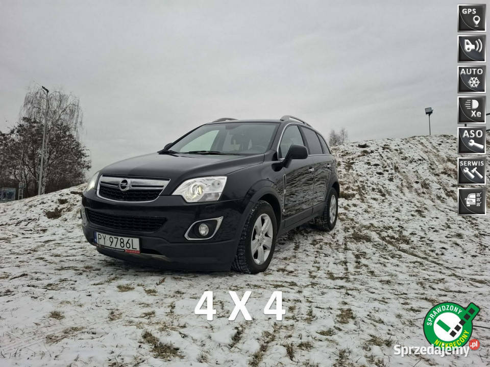 Opel Antara Enjoy 4x4 Serwisowany Zadbany aluminiowe felgi wielkopolskie Poznań sprzedam