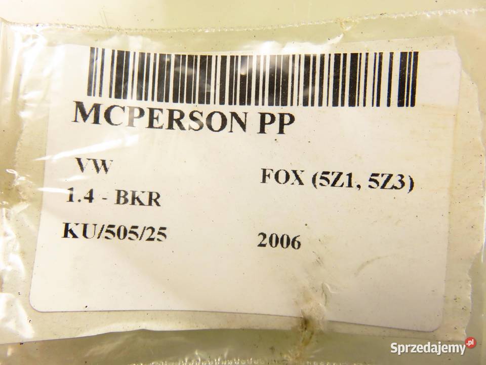 MCPERSON PRAWY PRZEDNI VW FOX 14 BKR 5Z0413031C