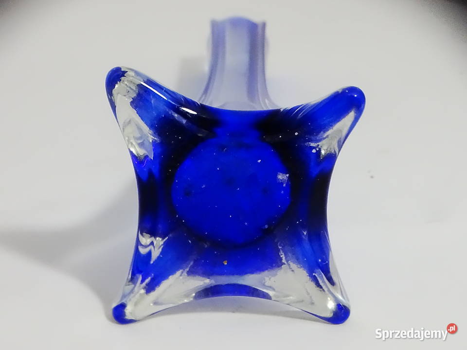 Wazon dekoracyjny szkło artystyczne Biłgoraj