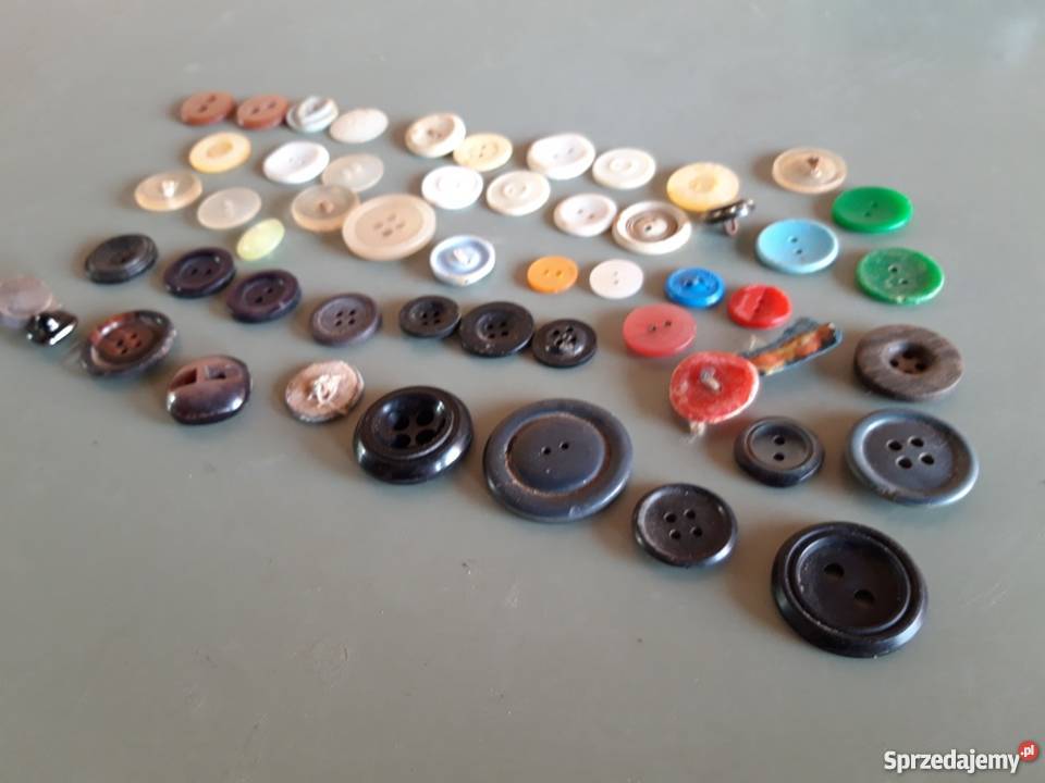 Stare guziki PRL Ostrów Wielkopolski