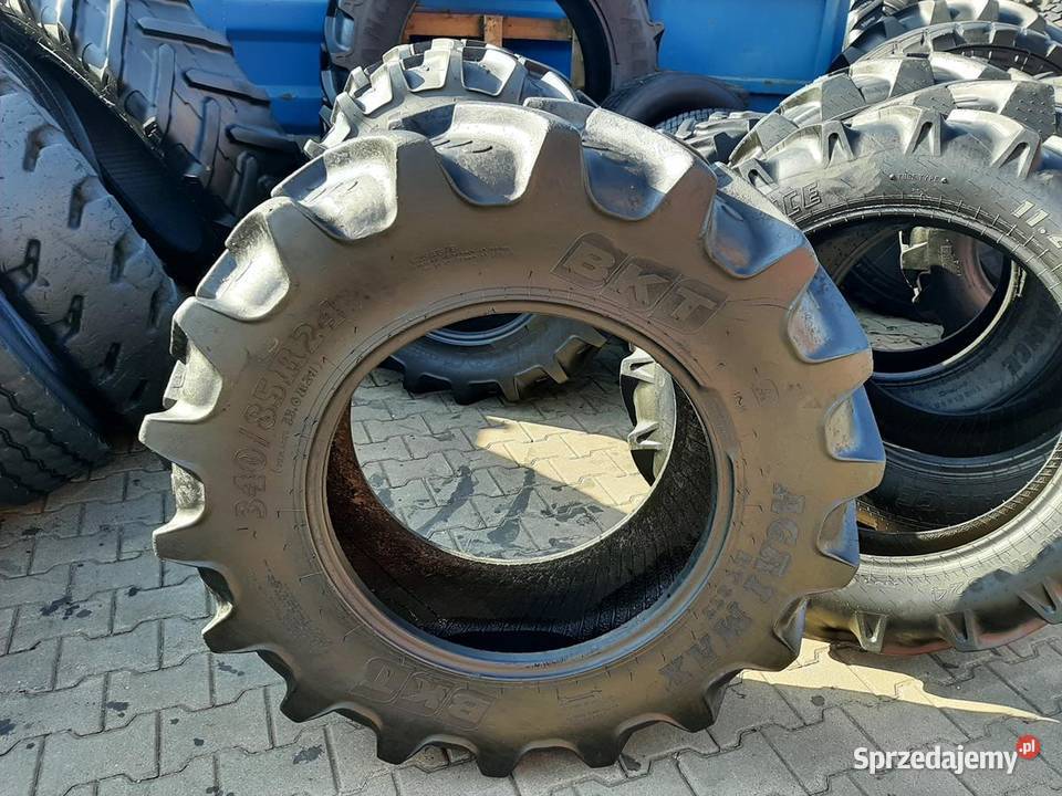 Opona używana rolnicza 34085R24 136R24 BKT Opony rolnicze Zaścianki sprzedam