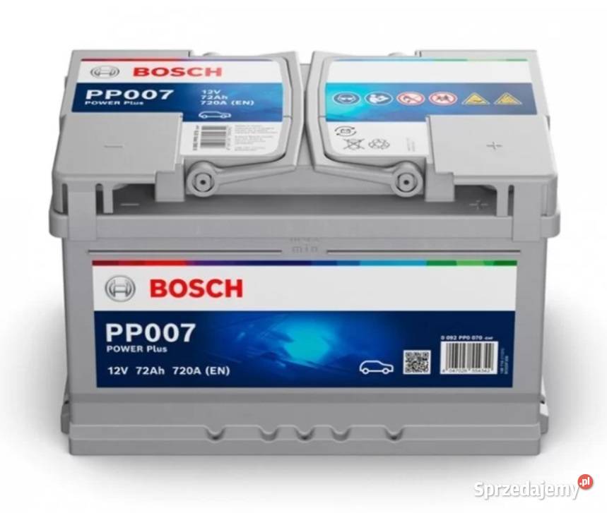 Akumulator Bosch 72Ah 720A EN PP007 Darmowa Układ elektryczny, zapłon Rzeszów