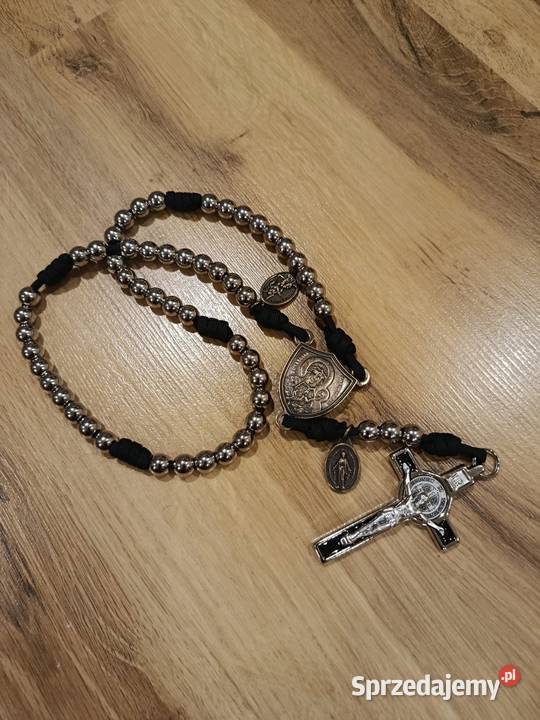 Różaniec linka Paracord stal nierdzewna kolory Jasło