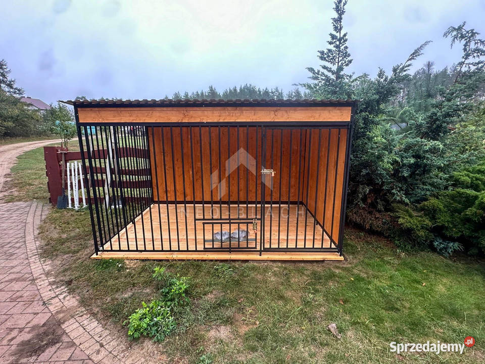 Kojec psa 3x2m Ściany Wiatrołap Miski Podłoga Częstochowa