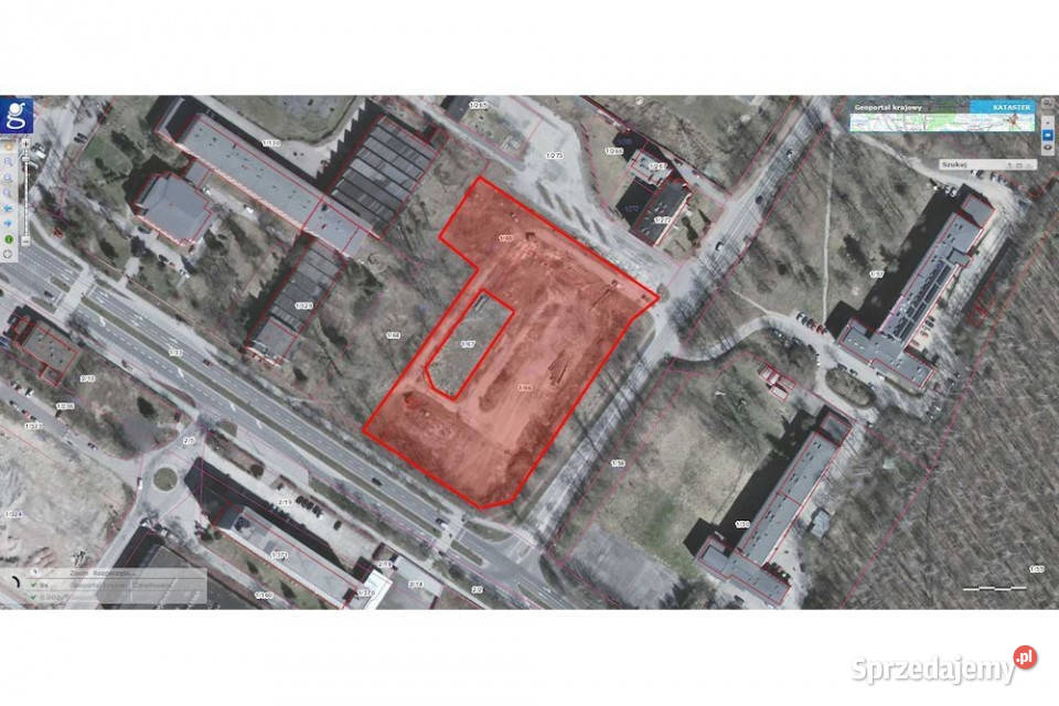 Teren inwestycyjny 9709 m DK42 Skarżysko-Kamienna
