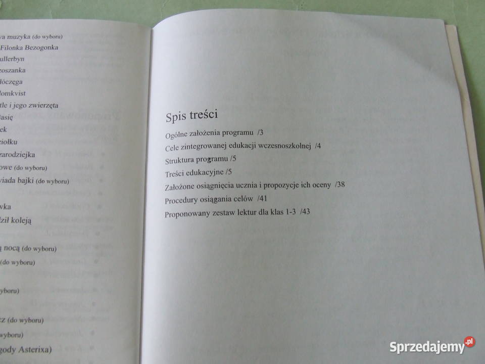 Integralny plan pracy dydaktyczno Program Oborniki Śląskie sprzedam
