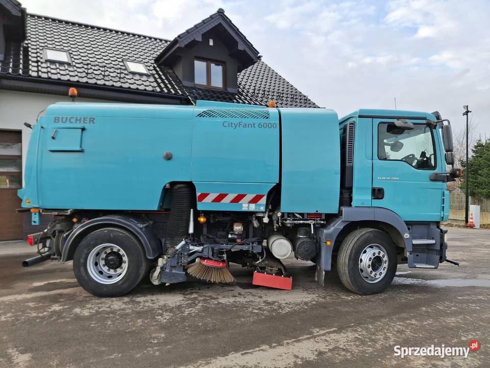 MAN TGM 18290 Zamiatarka BUCHER Karcher 2 Specjalne Sierakowice