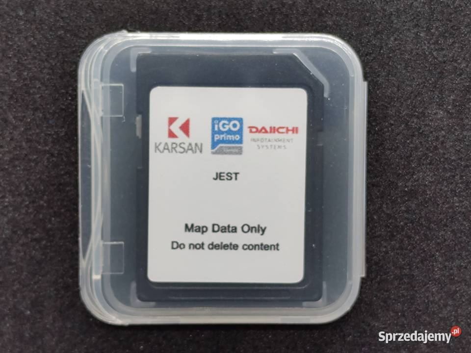 Aktualizacja map Daiichi Nawigacje GPS Sandomierz sprzedam