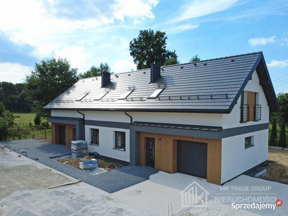 Gotowy nowy dom w zabudowie bliźniaczej 5 pokoi Niepołomice
