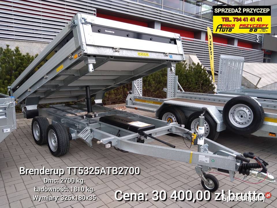 Wywrotka 3 strony Brenderup DMC 27 t KIELCE Brenderup sprzedam