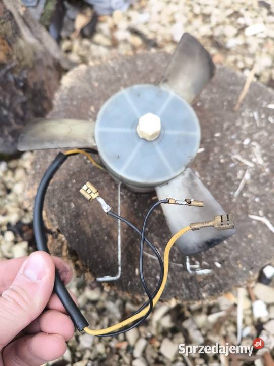 Silnik elektryczny z dawnych lat z wiatrakiem łódzkie