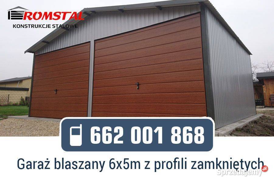 Garaż Blaszany 6x5 Garaże Blaszane Wiata