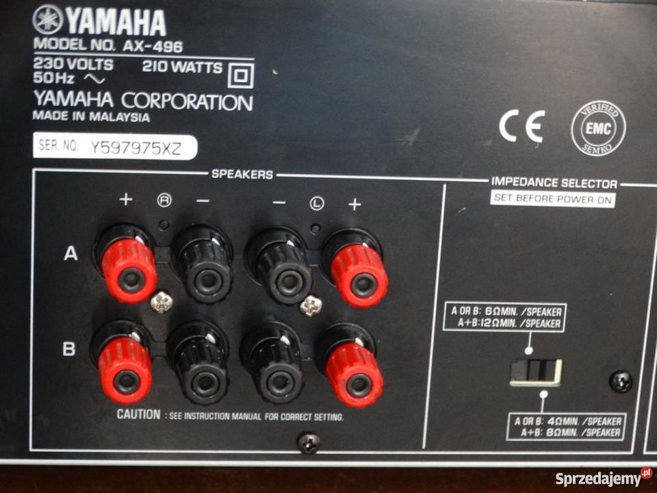 Wzmacniacz Yamaha AX496 mocny i sprawnyWYSYŁKA Jasło