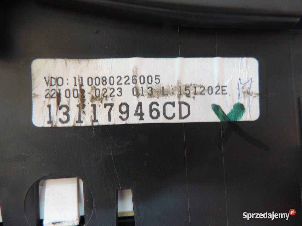 Licznik Opel Corsa C 12 16V 13117946CD Wyposażenie wnętrza Części samochodowe Nowy Sącz