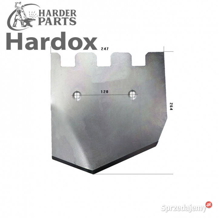 Lemiesz HARDOX 08900464L do kombajnu Suwałki