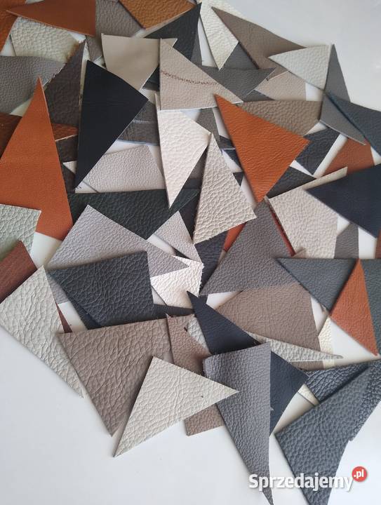 Skóra Trójkąt Trójkąty 70 sztuk Licowa Włoska