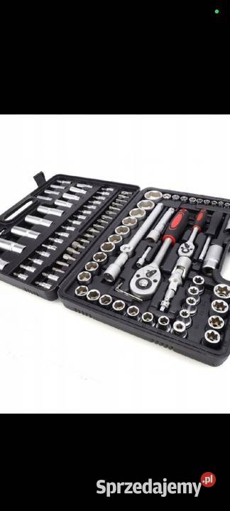 Zestaw kluczy nasadkowych 107 elementy Szubin