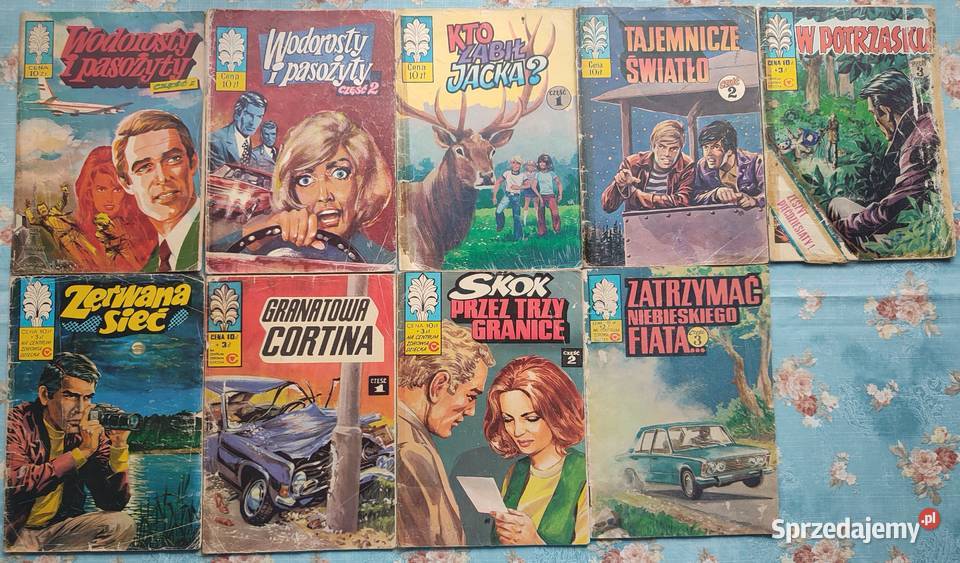 Komiksy Kapitan Żbik wydania I 30 zeszytów Warszawa