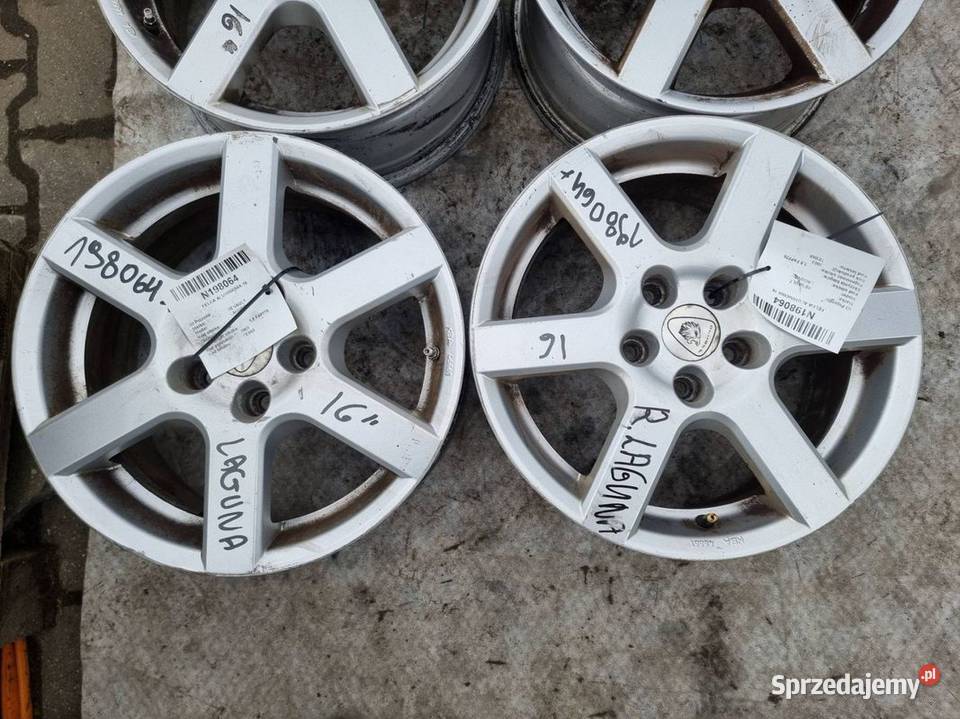 FELGA ALUMINIOWA 16 RENAULT LAGUNA II 7JX16H2