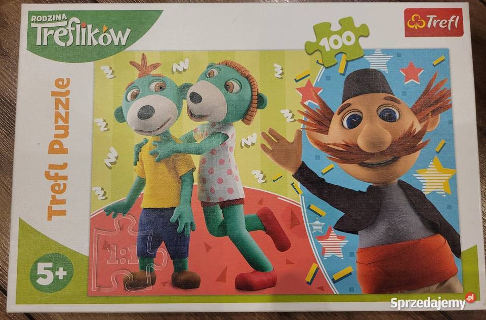 Puzzle Trefliki 100 elementów sprzedam