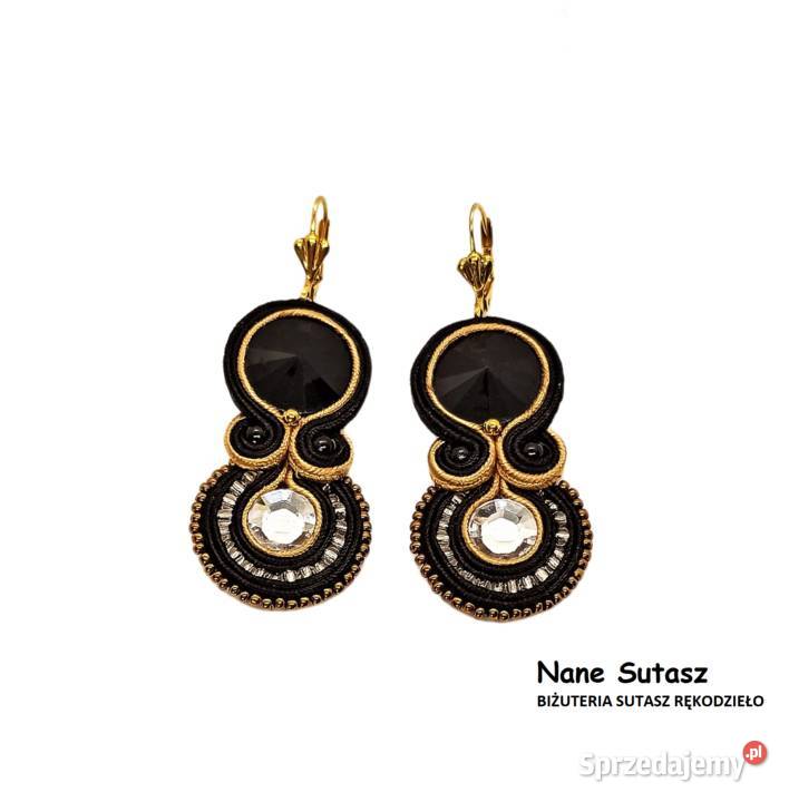 Kolczyki Sutasz rękodzieło Nane Sutasz Lubań