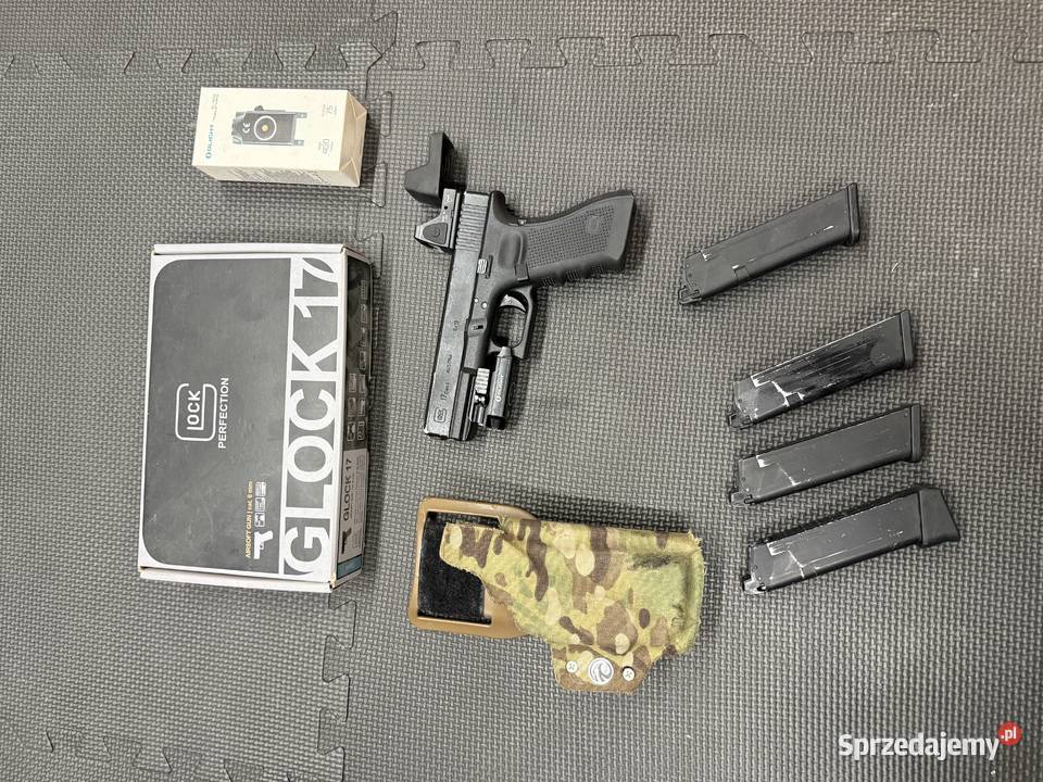 Glock 17 VFC gbb kabura latarka magazynki Sport i Wypoczynek zachodniopomorskie Pyrzyce