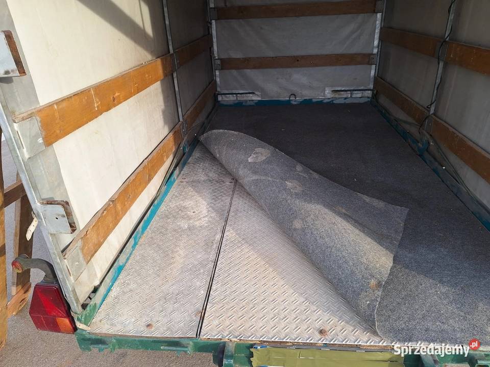 Przyczepa samochodowa platformowa plandeka Zielona Góra