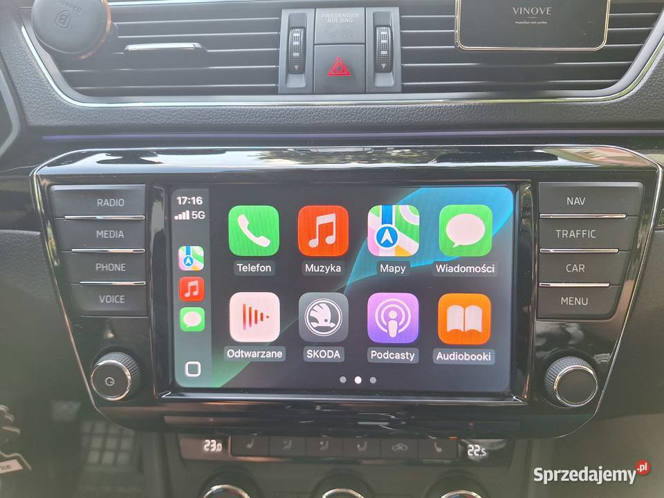 APPLE CARPLAY ANDROID AUTO SMART LINK SKODA MIB2 dolnośląskie Kudowa-Zdrój