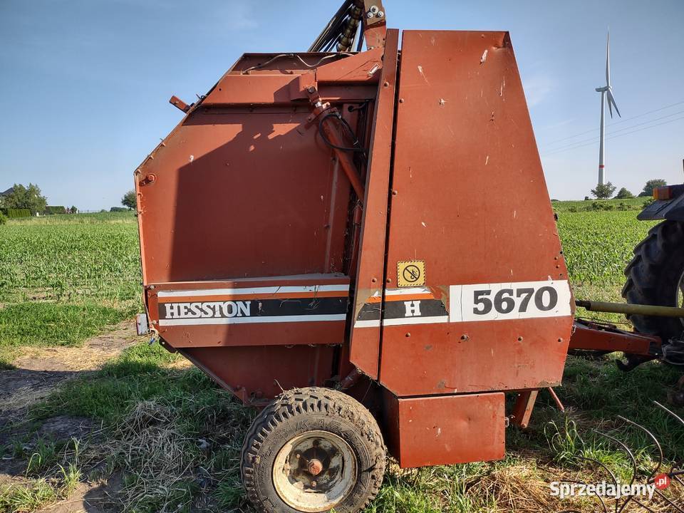 Prasa Hesston 5670H New Holland Prasy i owijarki wielkopolskie Niechanowo