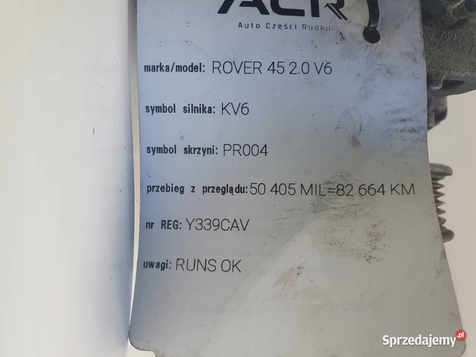 SPRĘŻARKA KLIMATYZACJI Rover 45 20 V6 4472208332 Chełm