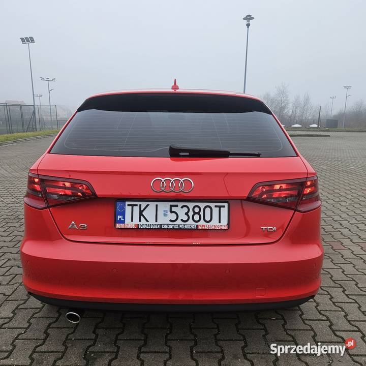 AUDI A3 2013R 5DRZWI 160 przebiegu16 TDI isofix