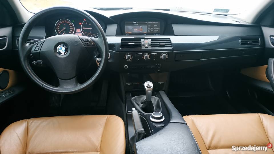 BMW E60 20 diesel manual LiFT PIĘKNA MAT 2008r ABS Toruń