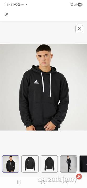 Bluza bawełniana z kapturem Adidas rozmiar M Rzeszów