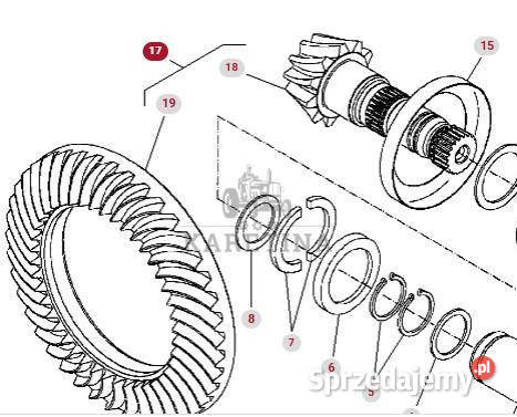 Massey Ferguson 8470 8480 Koło Koronowe Atak Jastrzębniki sprzedam