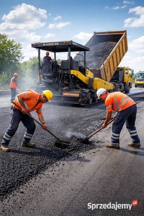 Położenie asfaltu naprawa dróg remont drogi Pozostałe Wrocław
