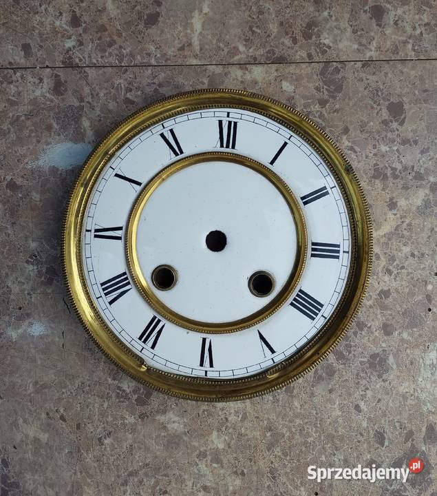 595 Tarcza starego zegara ściennego 145 4730 Antyki, Sztuka, Kolekcje Tczew