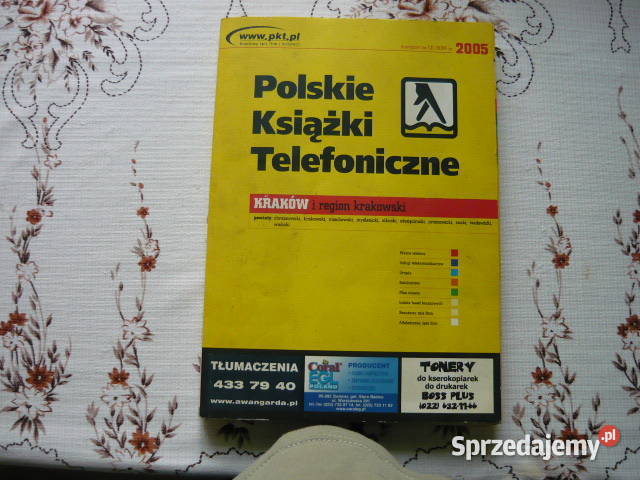 Książka telefoniczna 2005 Kraków i region Myszków