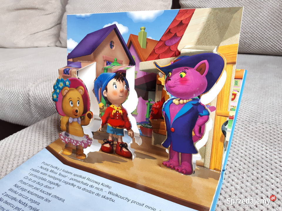 książeczka zawiera przestrzenne scenki NODDY Kraków