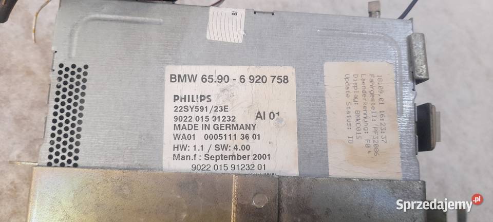 Zestaw Audio BMW E 39 Nawigacja Radio Tuner Wyposażenie wnętrza Kielce