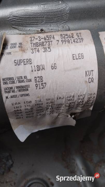 Skoda superb 2 Horodło